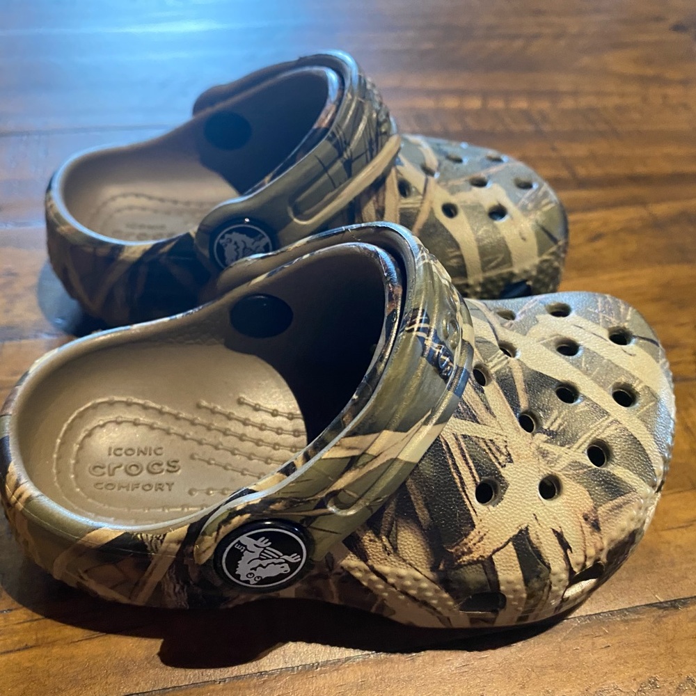 Camo Baby Crocs